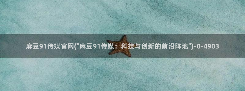 麻豆传媒官网选集：麻豆91传媒官网(\